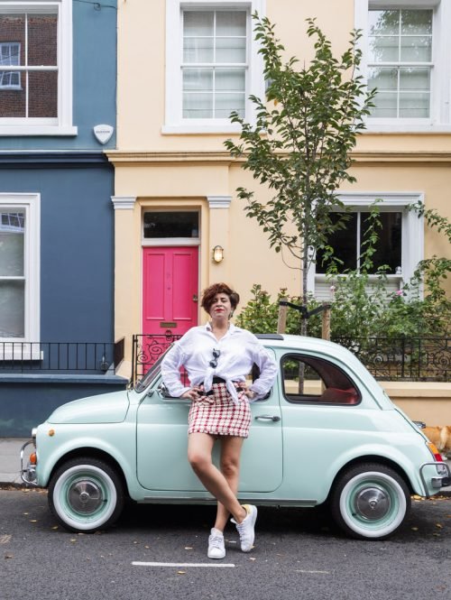 London Portrait photoshoot for influencer in Notting Hill